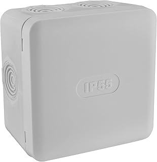 Boite de dérivation étanche en saillie IP55 85x85xprof.50mm DEBFLEX Gris - 718806