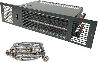 Thermix KPH-1500 Classic Radiateurs Chauffage de plinthe de cuisine Chauffage central Hydronic 1,5 kW Anthracite