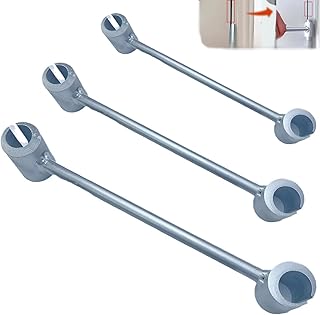 Hinges Gap Adjusting Wrench, 2024 New Door Hinge Repair Spanner Adjustable Wrench Tool, Door Hinges Gap Adjusting Wrench, Upgrade Steel Double-head Door Hinge Repair Spanner (Small)
