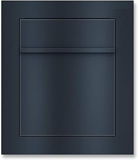 Metzler boîte aux Lettres encastrable Moderne en Anthracite RAL 7016 – Boîte Murale encastrée, en Acier thermolaqué, Design Haut de Gamme